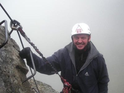 015-Im Klettersteig Lehner Wasserfall